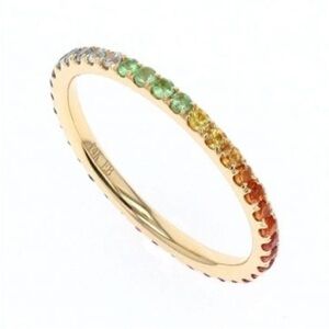 XIV Karats Rainbow Ring (US Size 7.5)